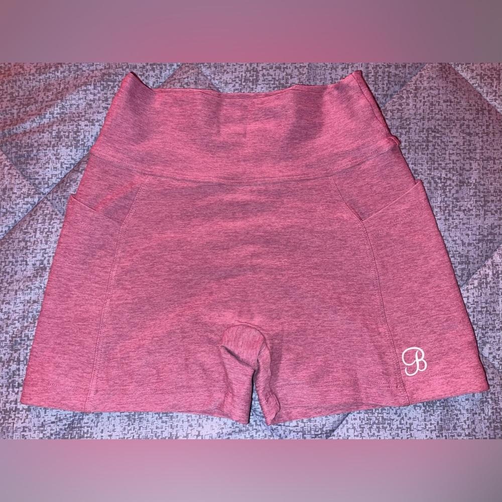 Bombshell Sportswear Curves Shorts in Lavender